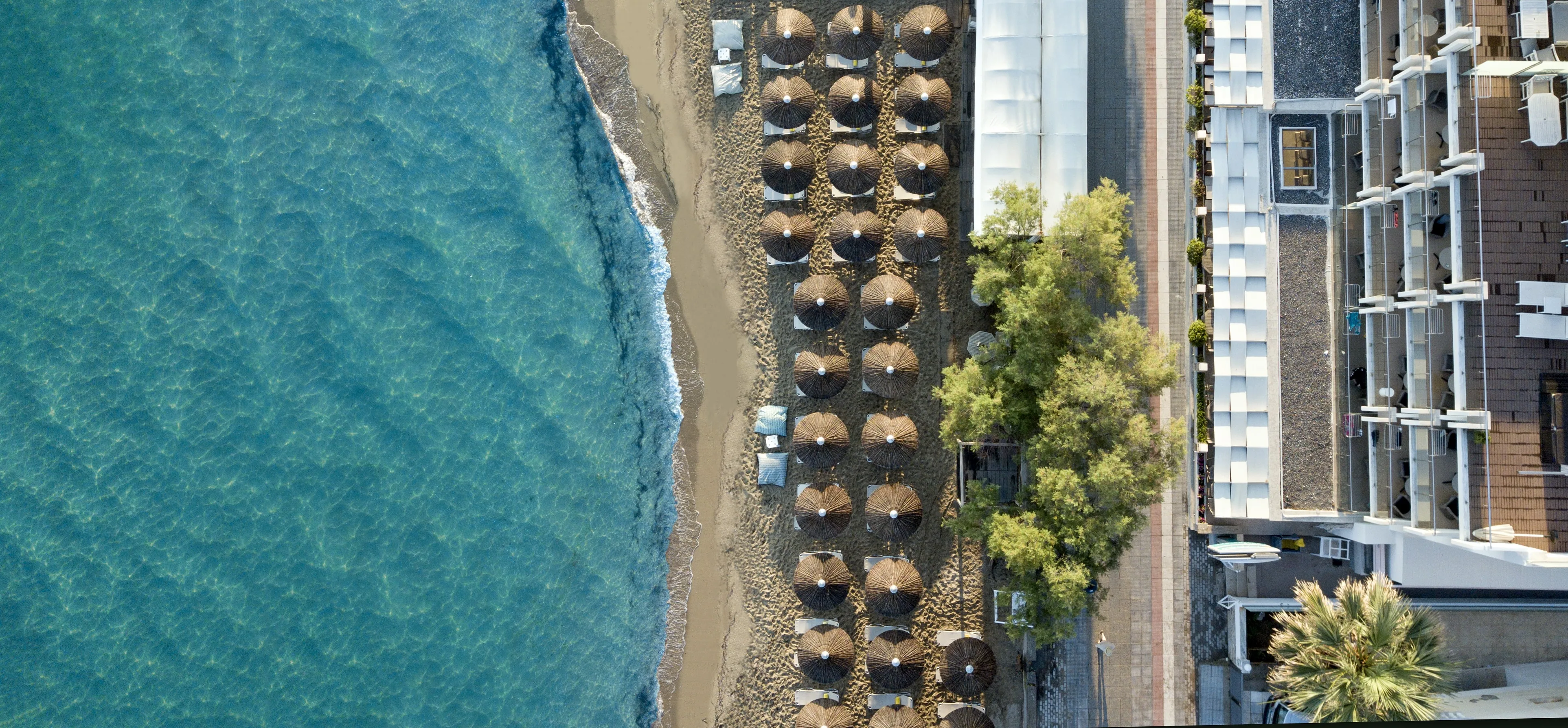 Resort exterior at dusk